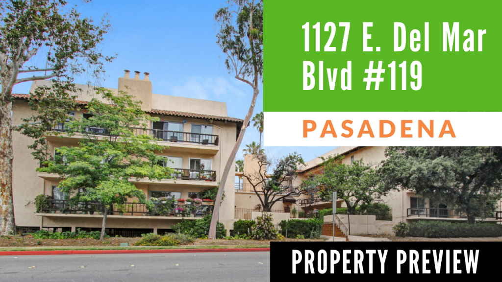 Pasadena Condo for Sale 1127 E Del Mar 119
