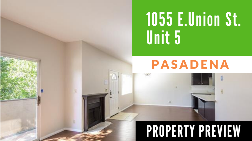 Pasadena condo for sale 1055 E Union St #5