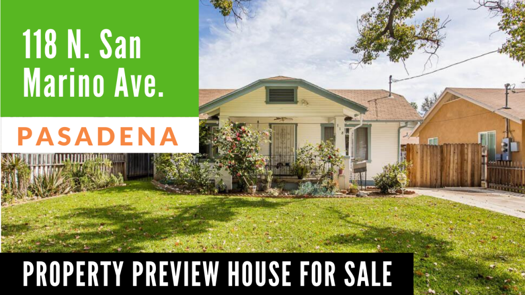 pasadena homes for sale 118 N San Marino Ave