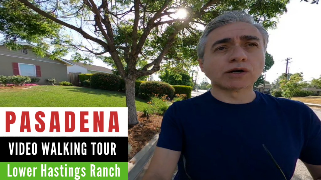 Walking Lower Hastings Ranch Pasadena